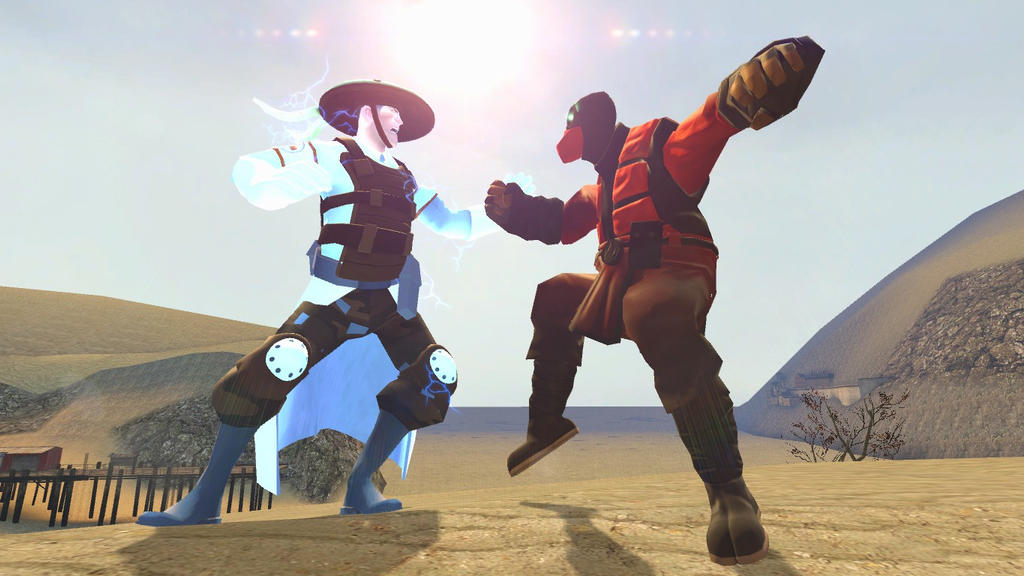 GMOD MK/TF2 Raiden Medic VS Ermac Pyro by WildDancer101 on DeviantArt