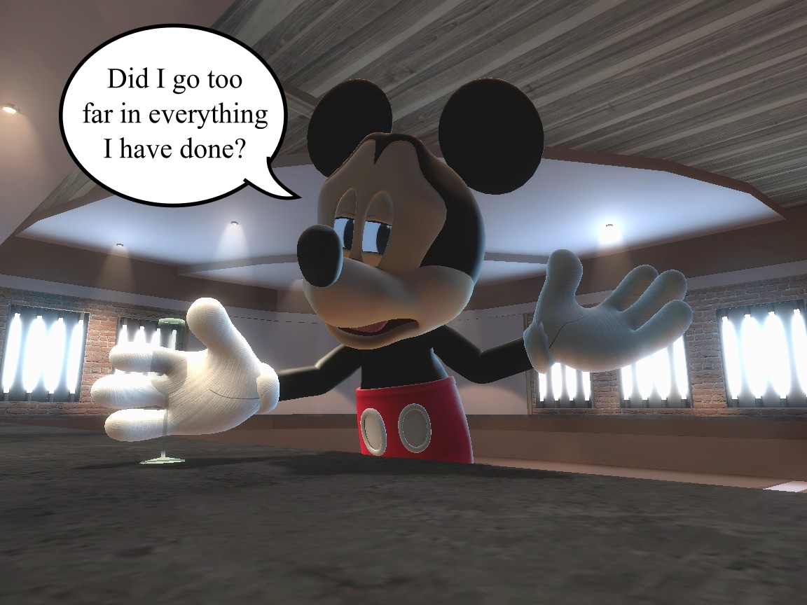 here's the mickey mod so far!