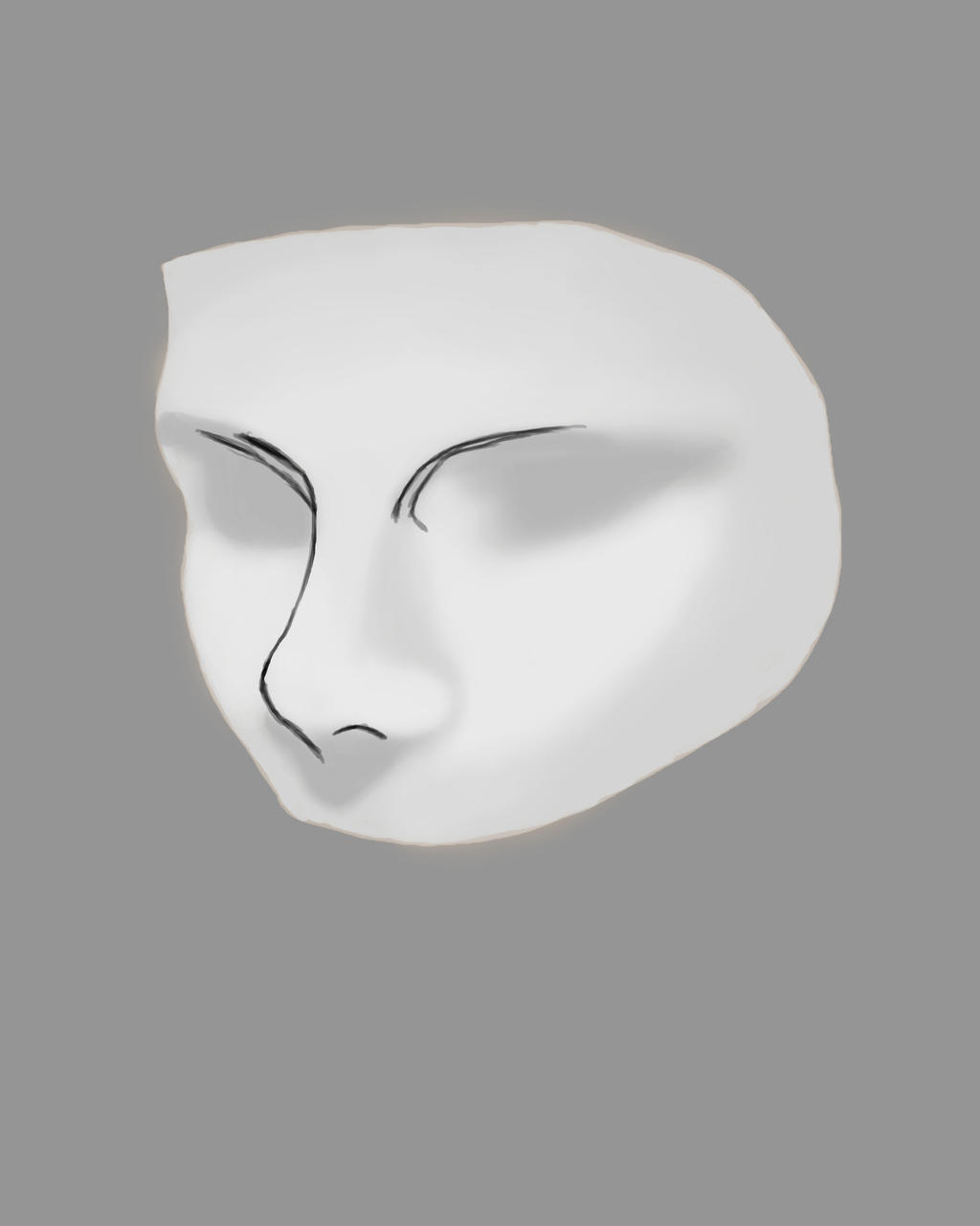 Face Mask Daily sketch #530 by GothicVampireFreak on DeviantArt
