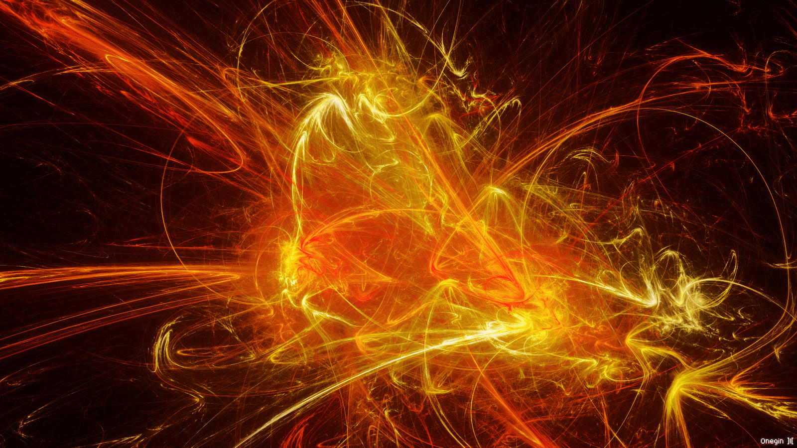 Fractal Flame Wallpaper by OneginIII