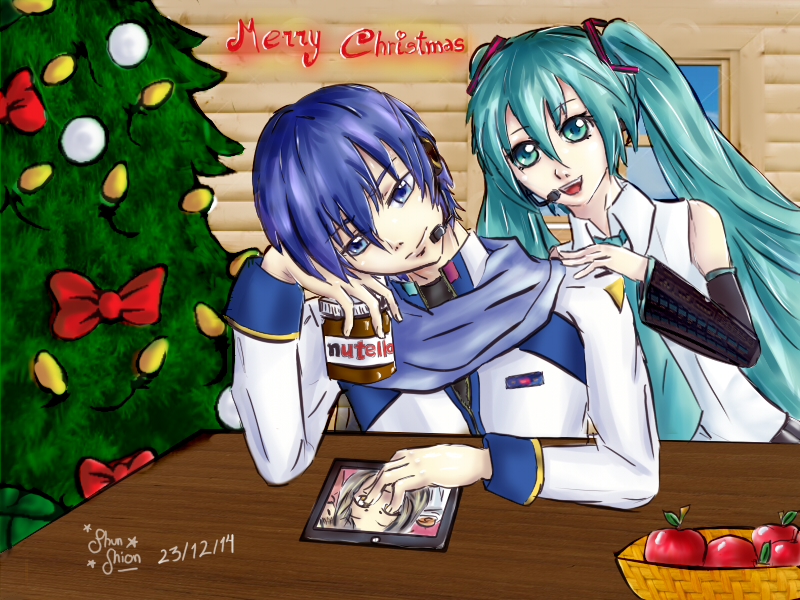 merry christmas- KAITO MIKU