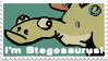 I'm Stegosaurus Stamp