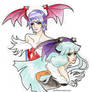 Re-scanned Morrigan and Lilith