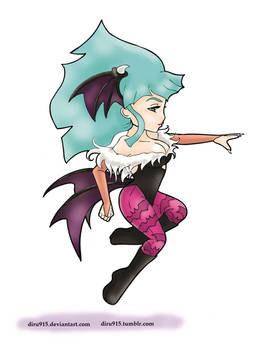 MORRIGAN chibi battle