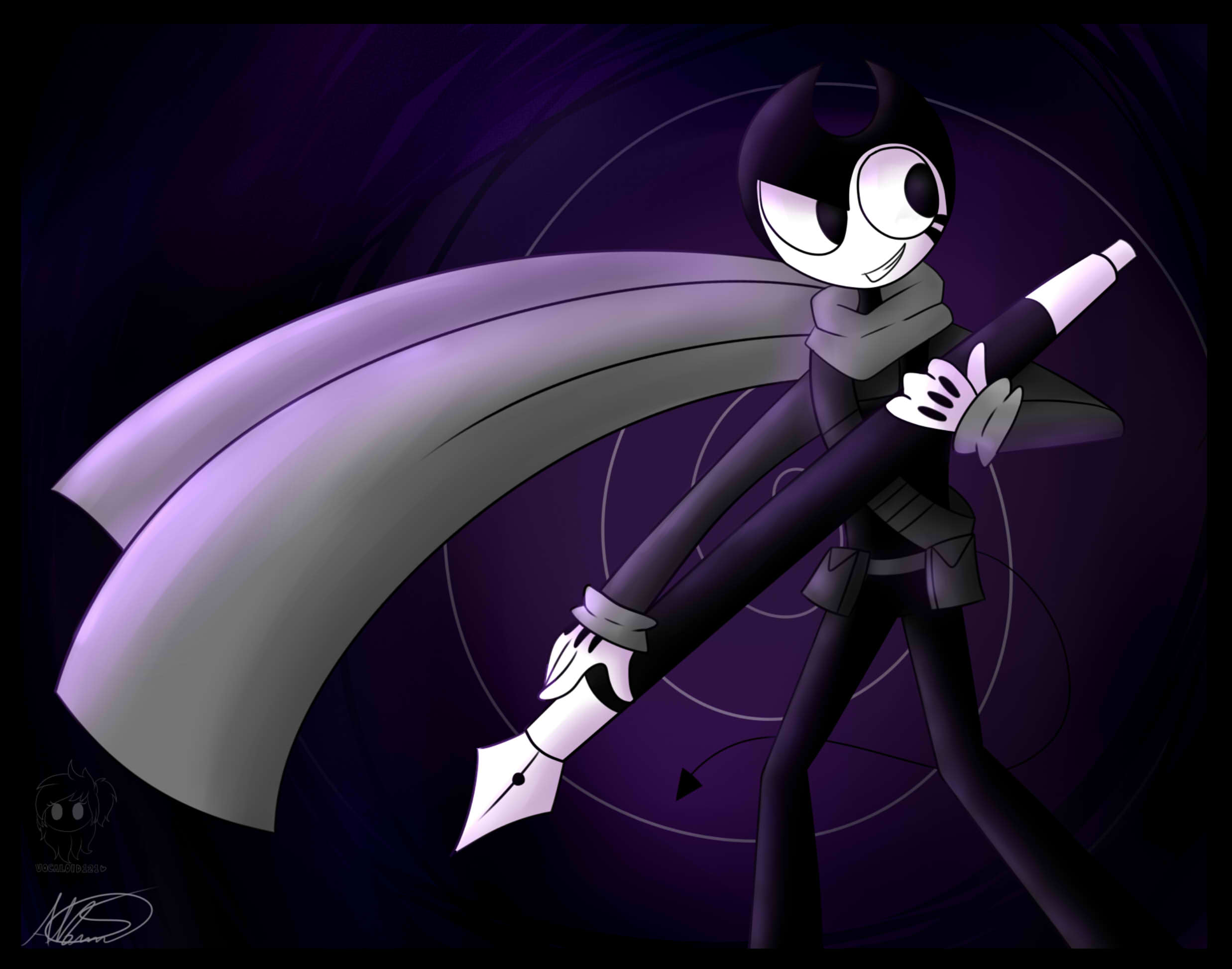 Inkbendy .Attacking with Ink-Ink Bendy. by Vocaloid121 on DeviantArt