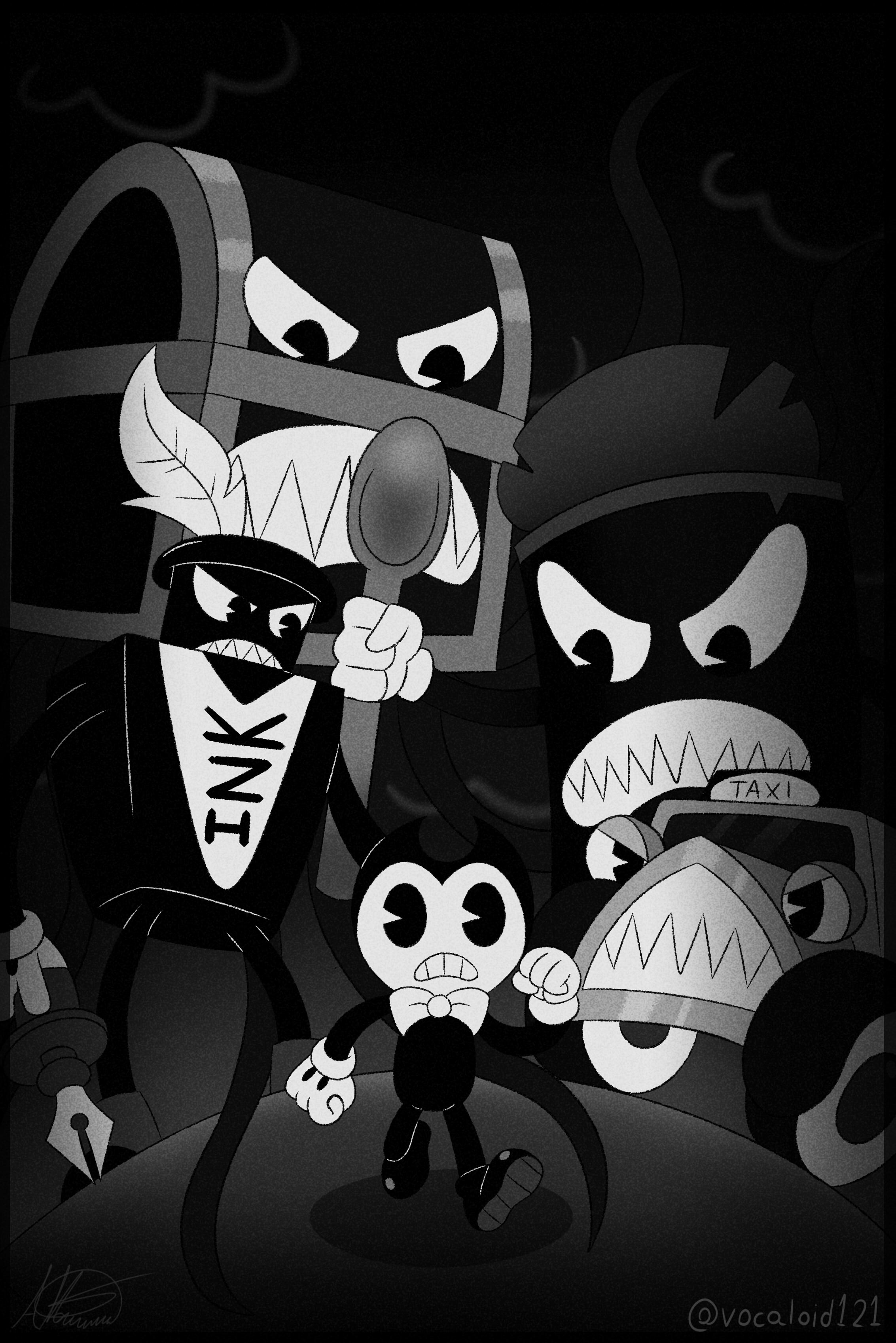 Bendy in Nightmare Run