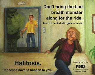 PSA Poster - Halitosis by KimbaJeppson