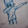 Drawing - Dj Marshmello / by MelonekCZ