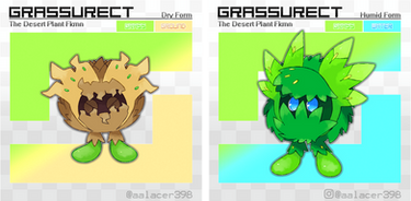 Grassurect, the Desert Plant Fakemon