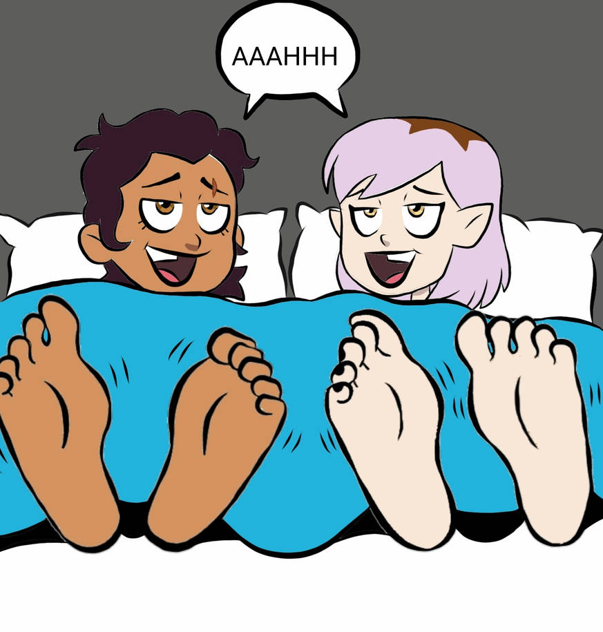 Lumity toe wiggle by Theowlhfan101 on DeviantArt