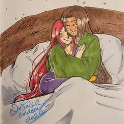 Nighttime snuggles - HashiMito