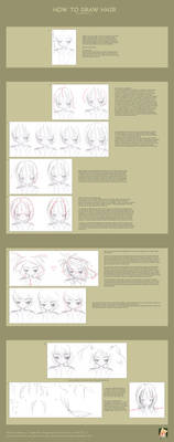 How to draw hair :3