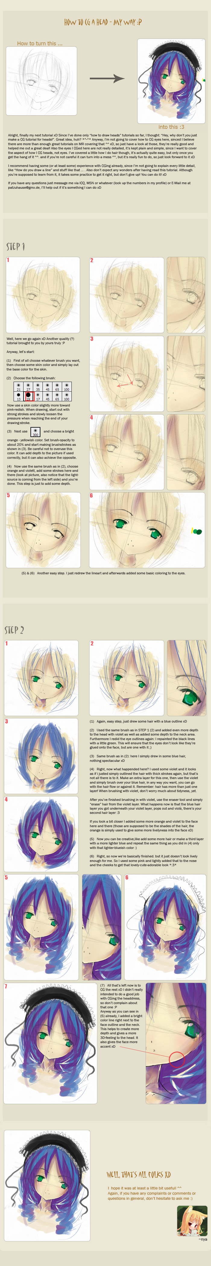 how to cg heads - my way :P