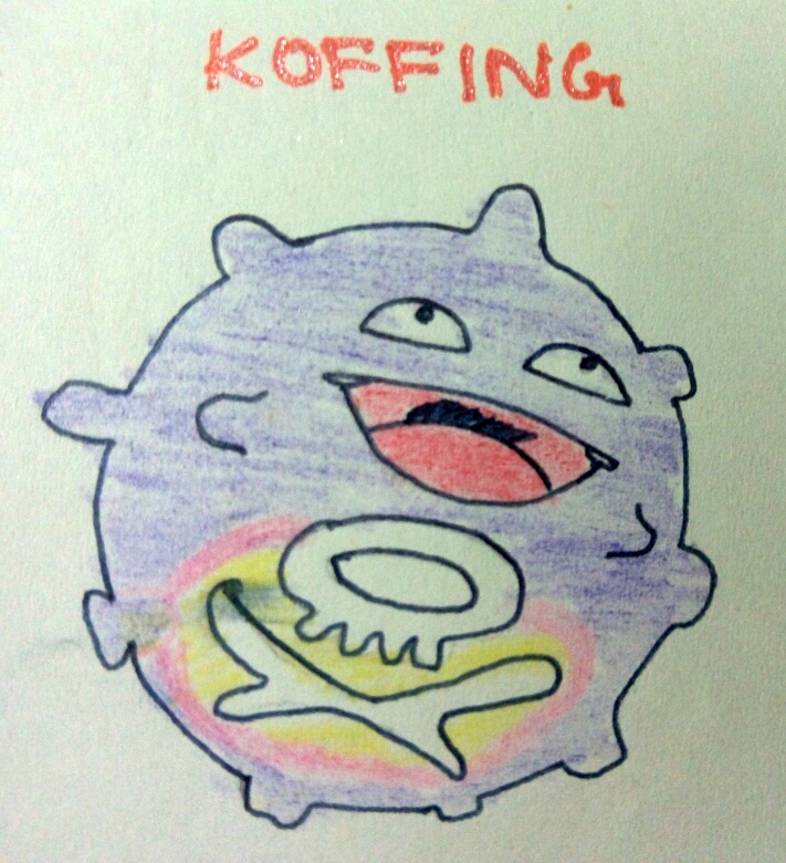 Pokemon Fan Art 36 - KOFFING ^^ by LostPrincessDream on DeviantArt