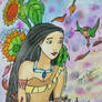 Pocahontas Watercolour Artwork