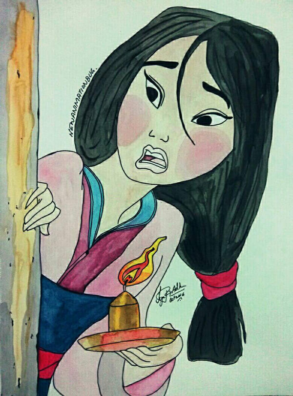 Disney Mulan Watercolor Fan Art - 05