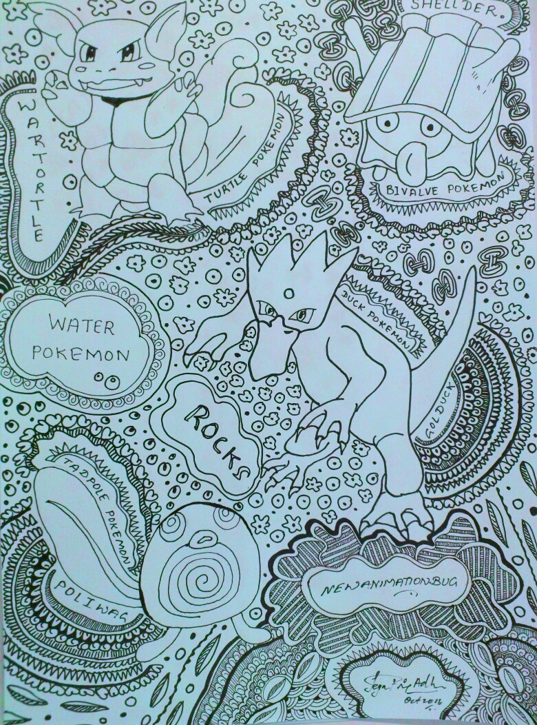 Water Pokemon Doodling 02 by LostPrincessDream on DeviantArt