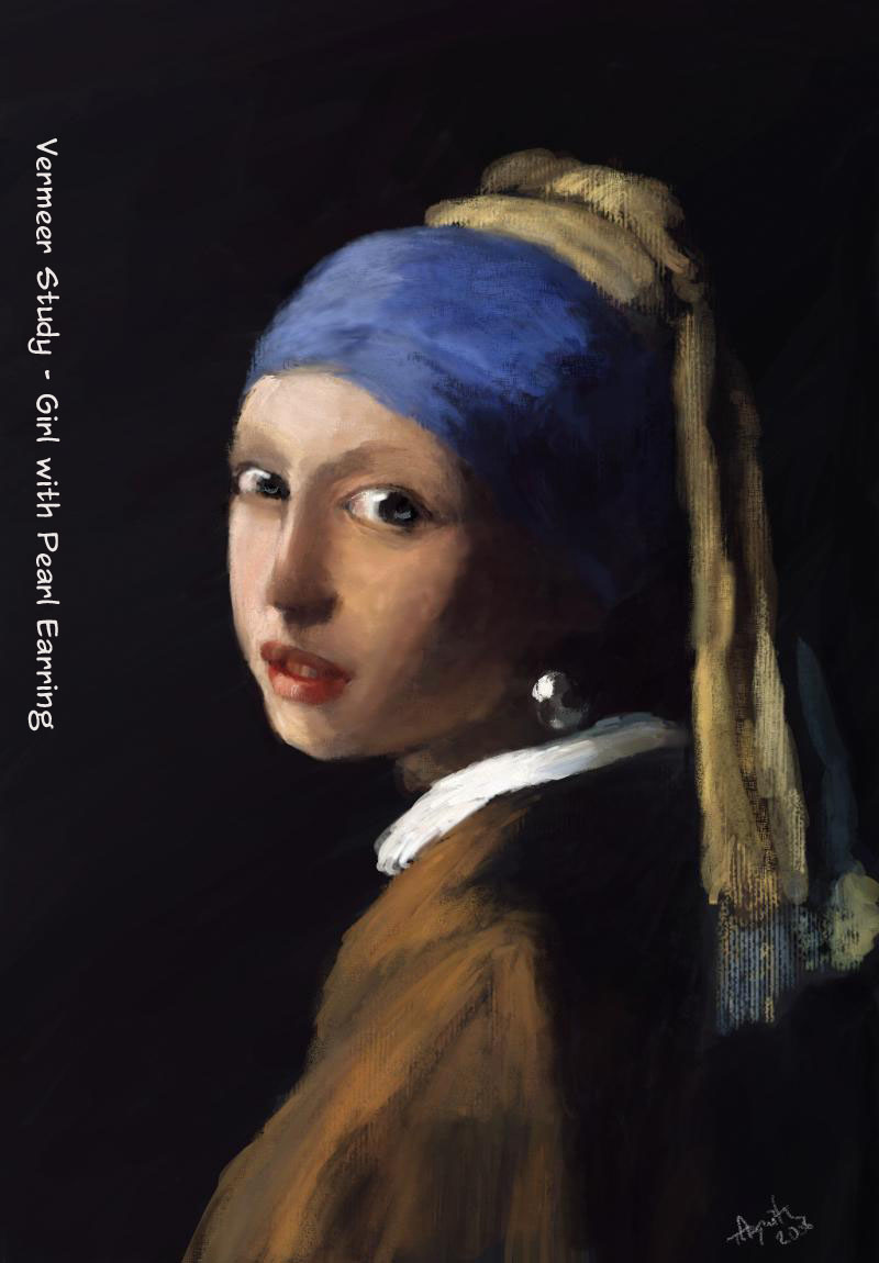 Vermeer Study - Pearl Earring