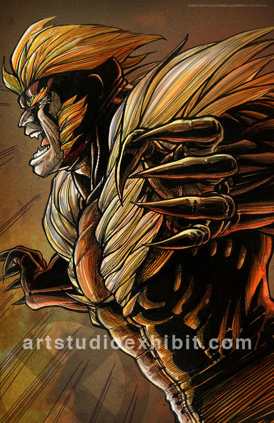 Sabretooth By Artstudio-d5hugb0 by Sabertooth-BlackWolf on DeviantArt
