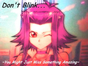 TF4 Akiza Izinski Wallpaper: Don't Blink
