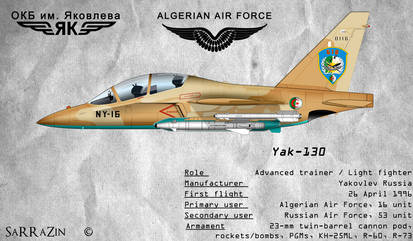 Profile-yak-130 Camo Desert