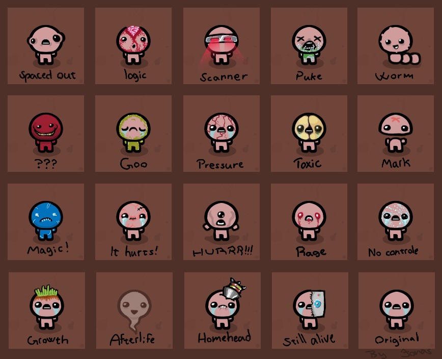 The binding of isaac fan art 01