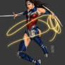 DCEU Wonder Woman New52 Suit Redesign Fanart