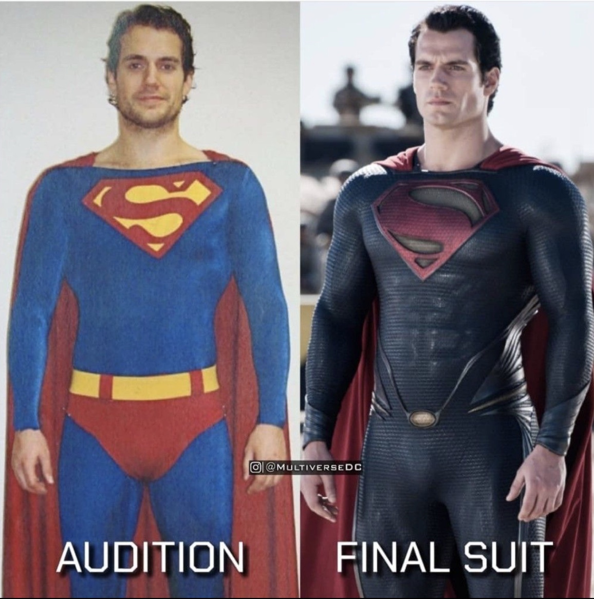 Henry Cavill/Superman Glow-Up Meme by TytorTheBarbarian on DeviantArt