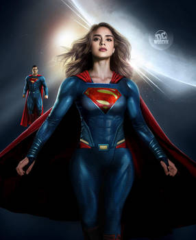 DCEU Supergirl Redesign Fanart Edit(Normal Suit)