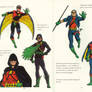 Official DC Art of Alternate Robin Suit Designs V1