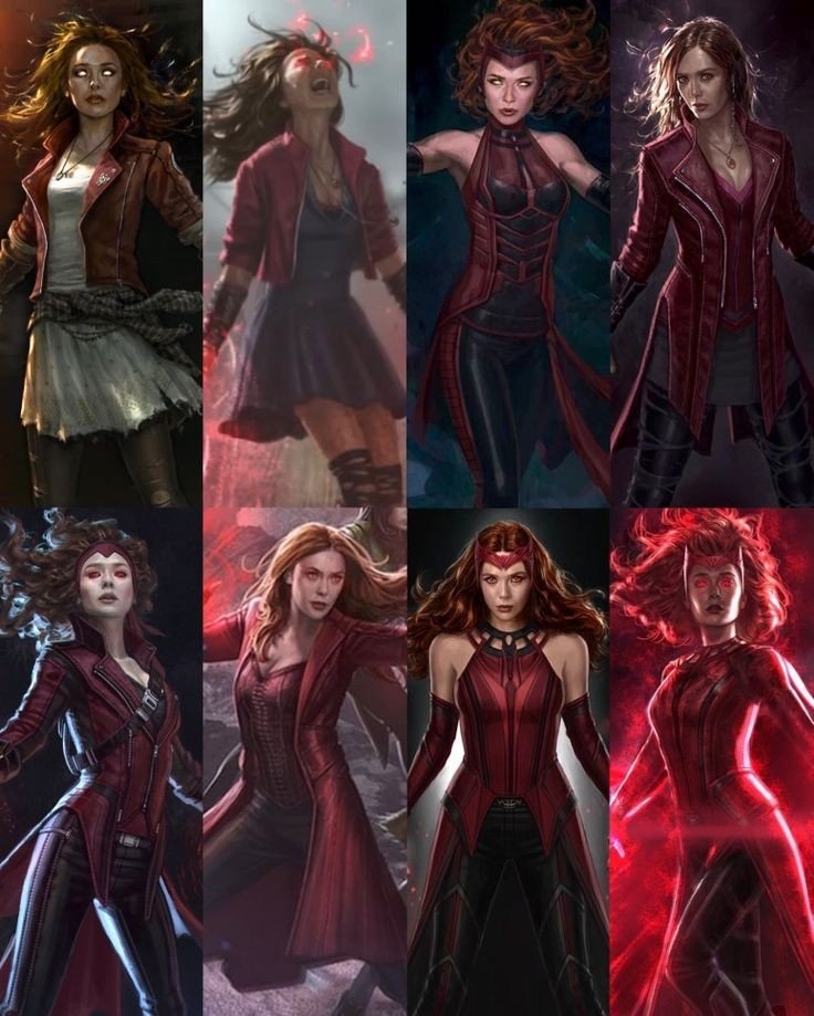 The Scarlet Witch png (MCU) HQ version by NowUnitedStudios on DeviantArt