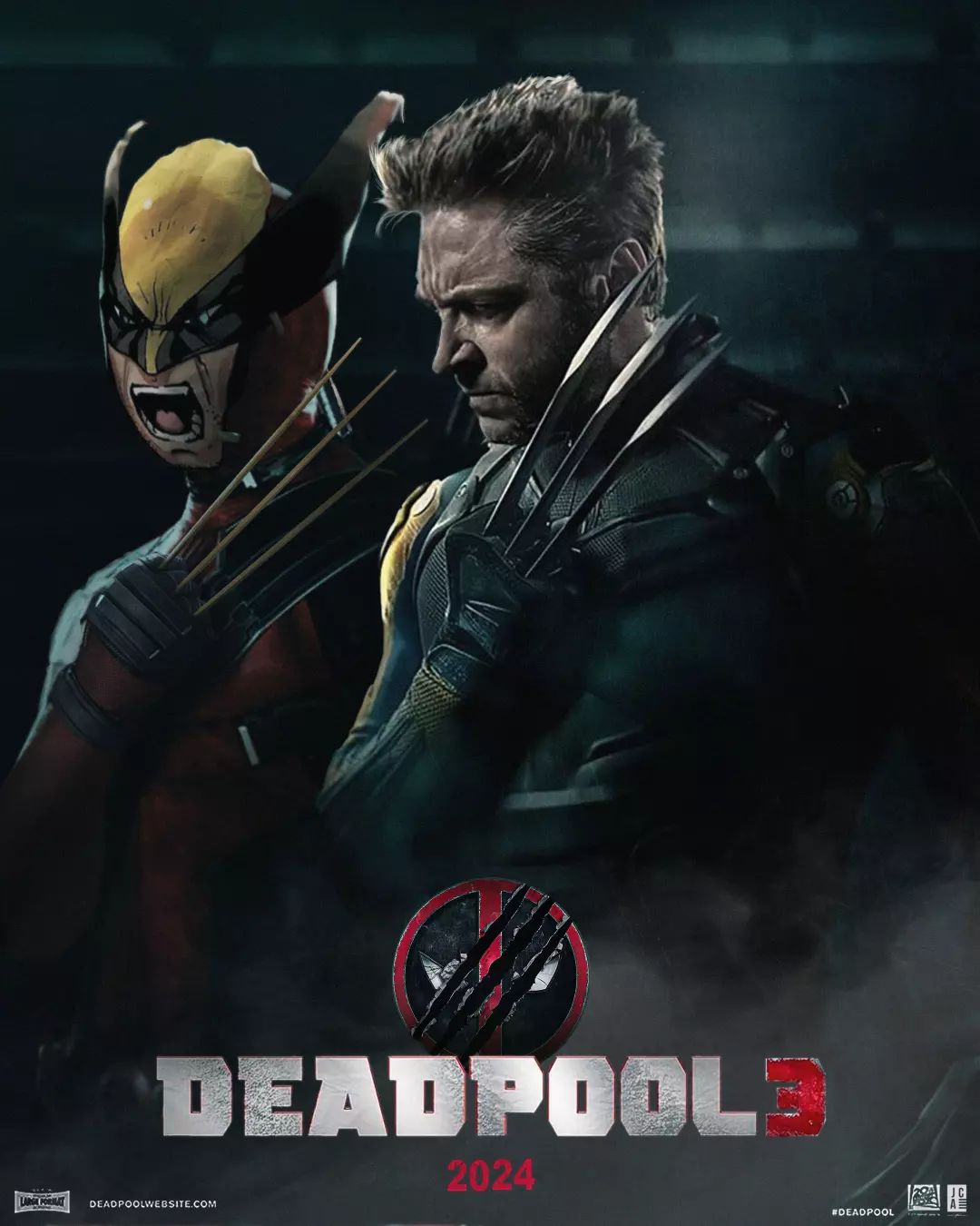 MCU Portal - Fan-made poster of #Deadpool 3. Credit:WhatNoww