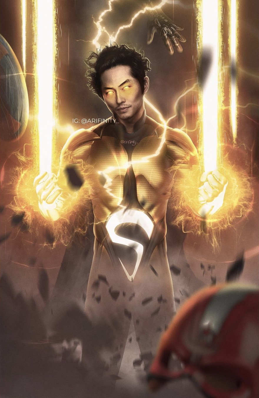 Steven Yeun as MCU Sentry by Arifinity by TytorTheBarbarian on DeviantArt