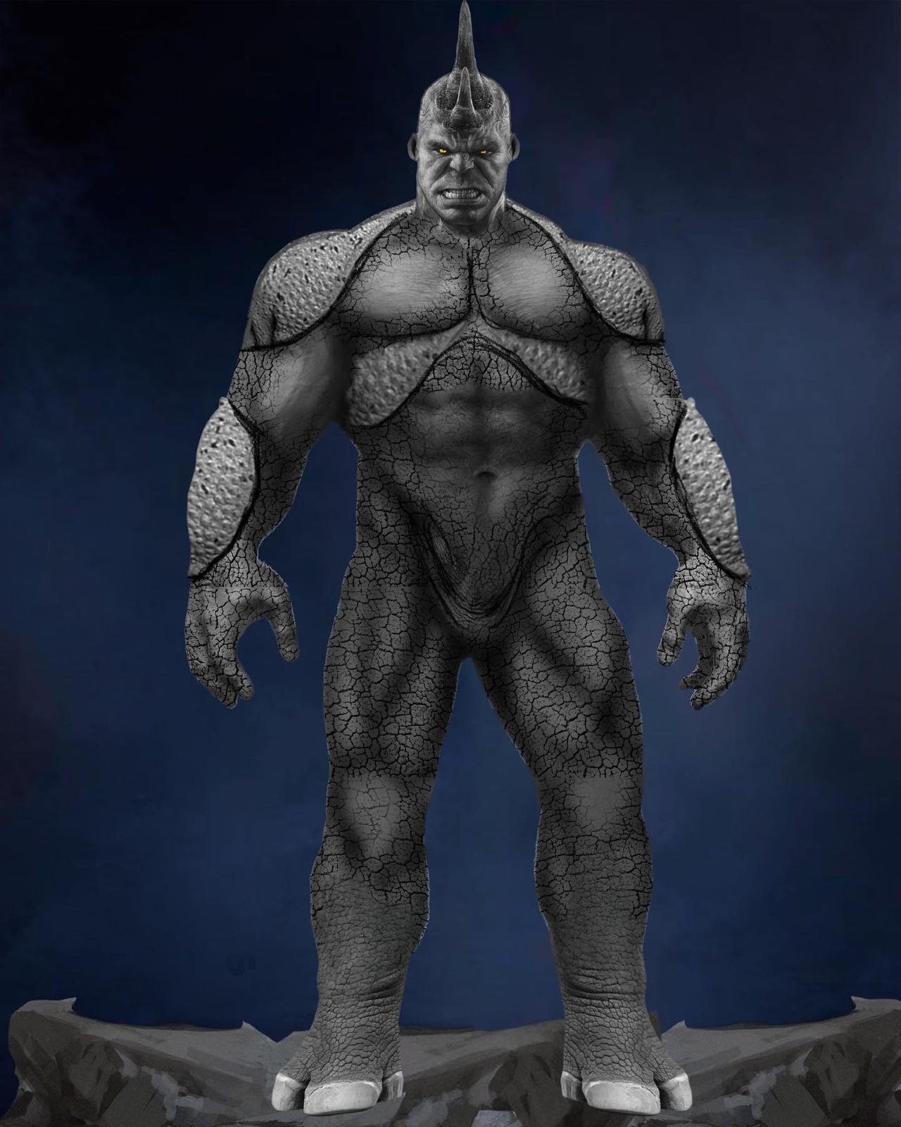 Kraven Movie Rhino Concept by Earth_1218_editz by TytorTheBarbarian on