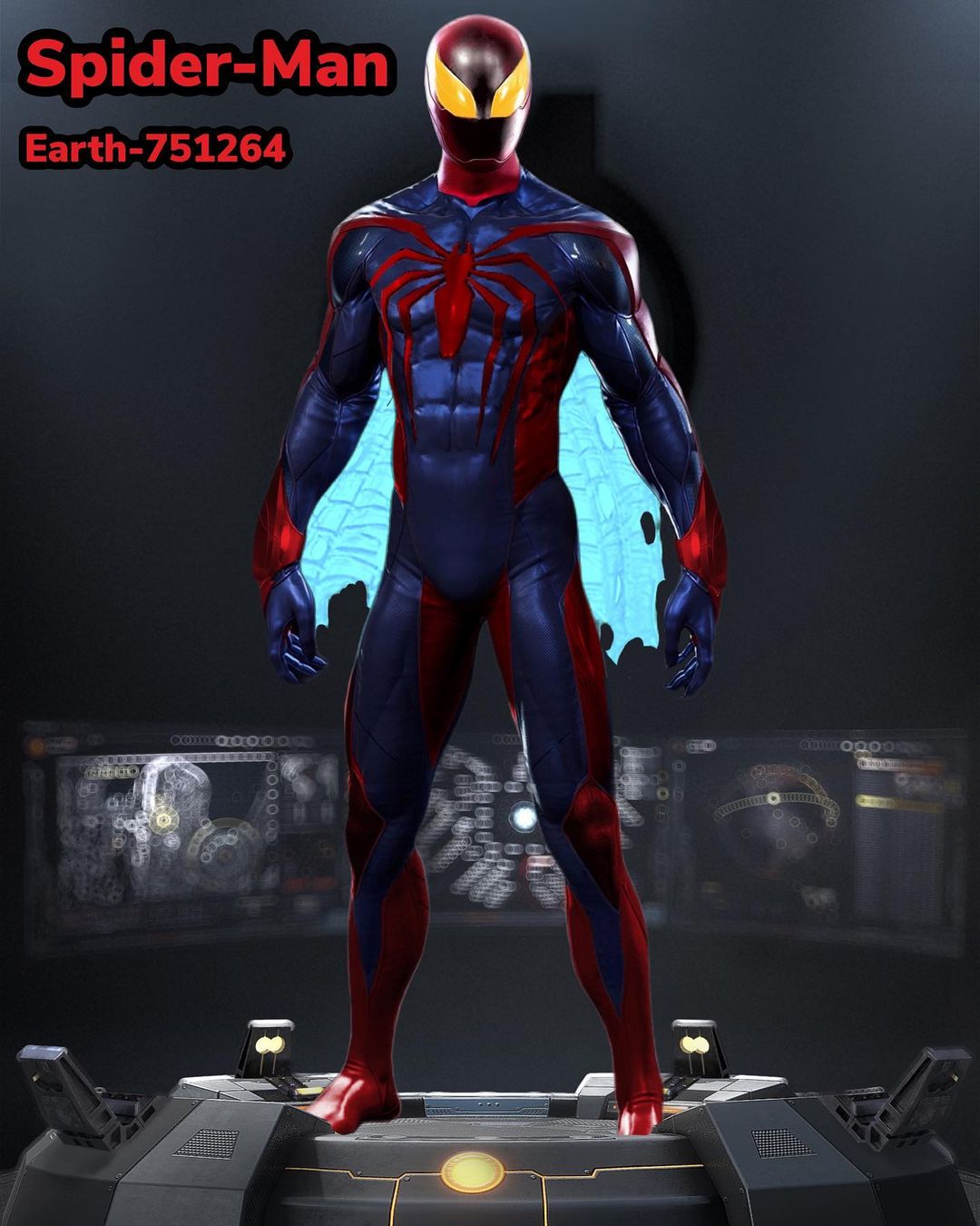 Blue Big Time Spider Man by Godzilla200004444 on DeviantArt