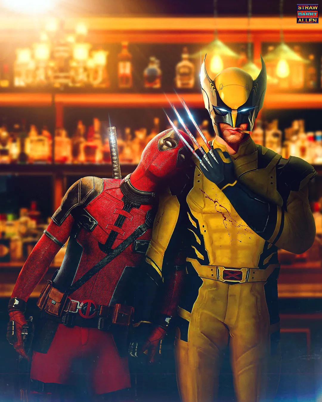 Deadpool 3 Fan Poster Finds Wade Firing Wolverine's Arm With Hawkeye's Bow