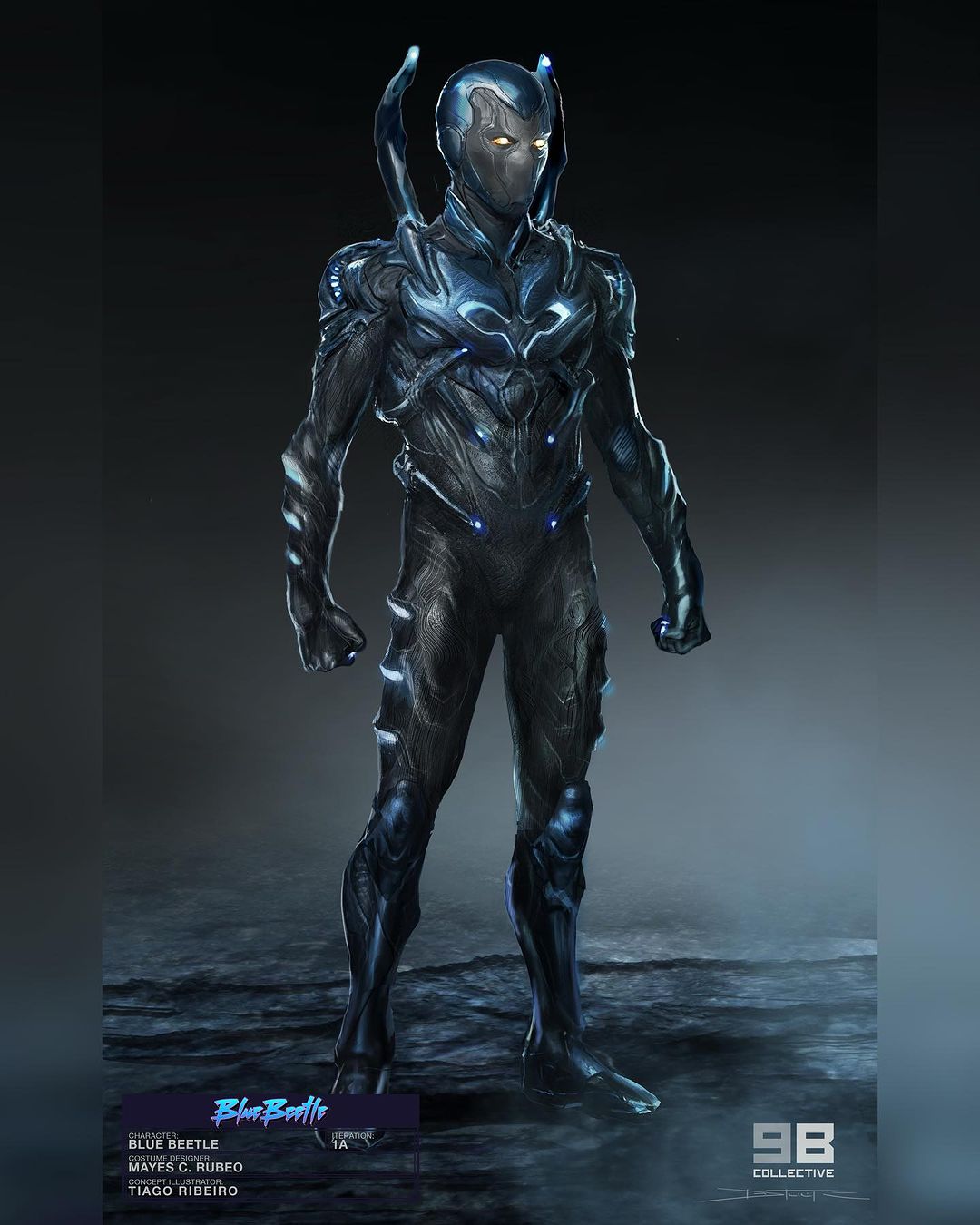 Blue Beetle by Traethedesigner on DeviantArt