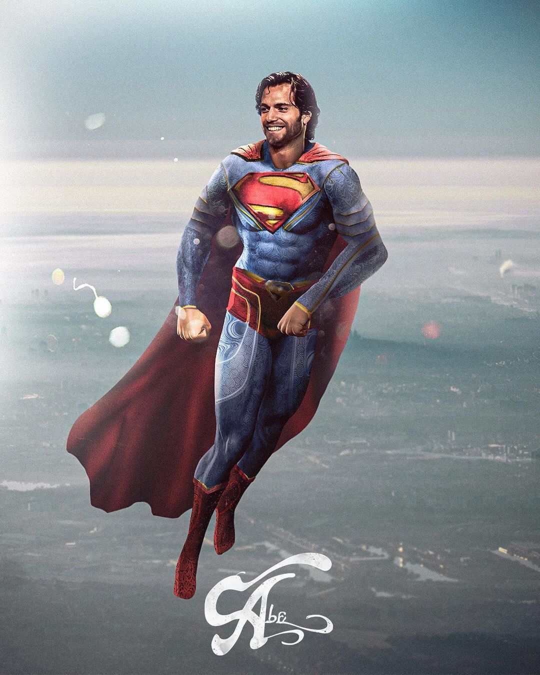 Henry Cavill As The Classic Superman by JSComicArt on DeviantArt