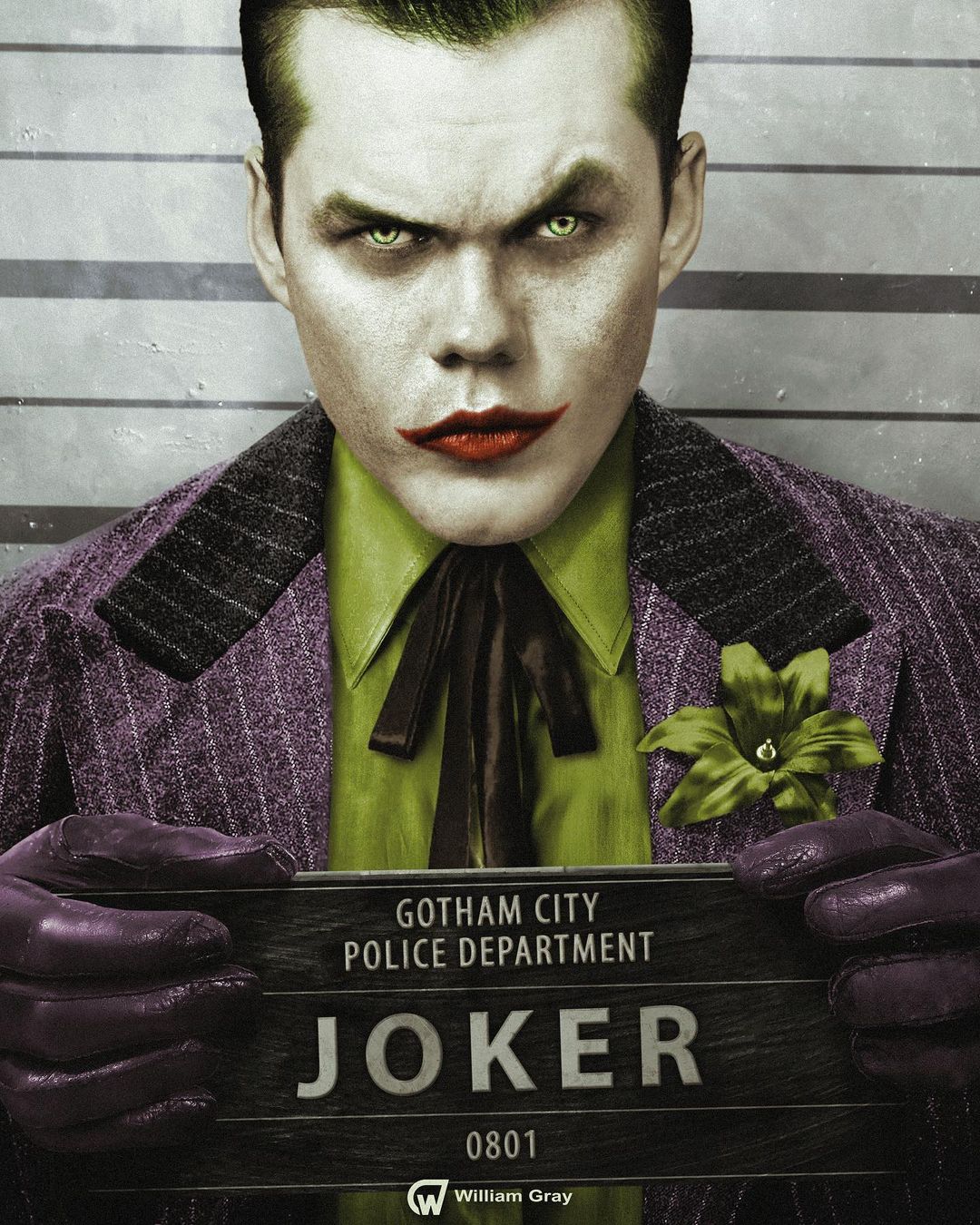Bill Skarsgard as The Joker by William Gray by TytorTheBarbarian on ...