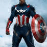 Capt.America/Sam Wilson Recolor by AkaruiX 
