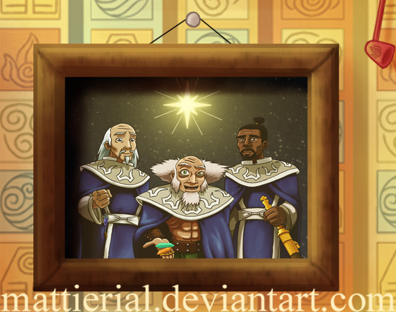 Avatar Advent Calendar Day 22 Three Wise Lotus by Mattierial on