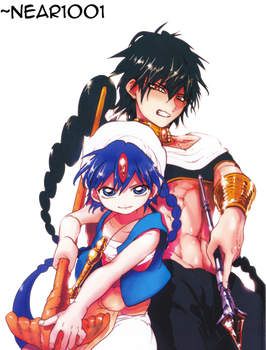 Aladdin x Judal (MAGI) render