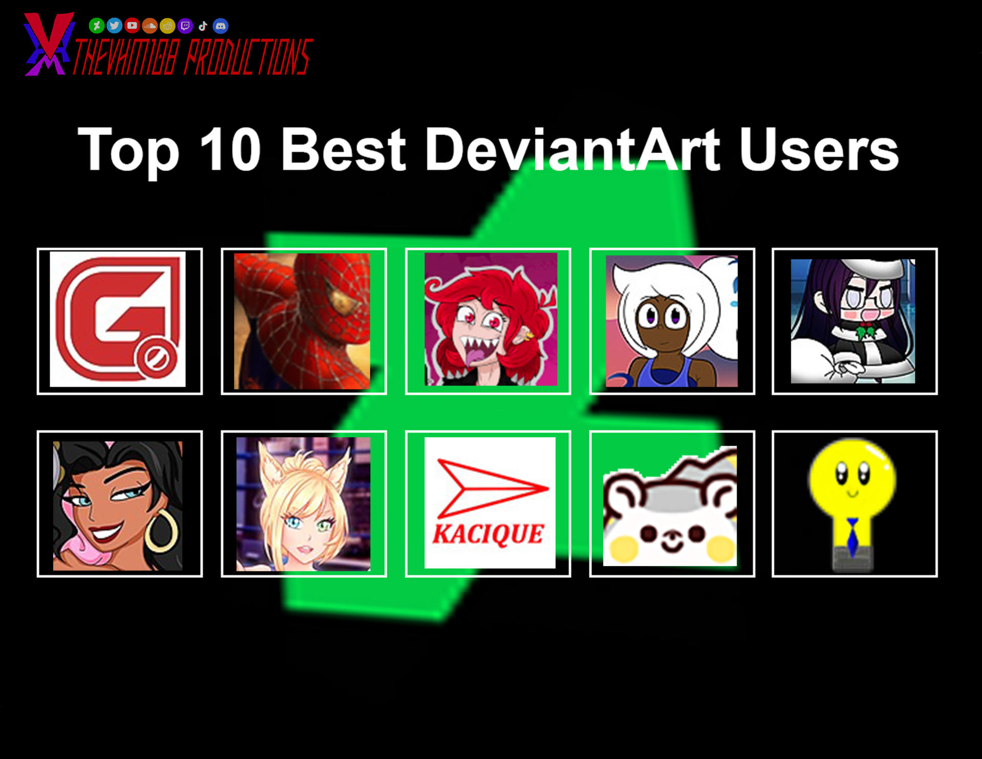 My Top 10 Best DeviantArt Artists by TheVHM108 on DeviantArt