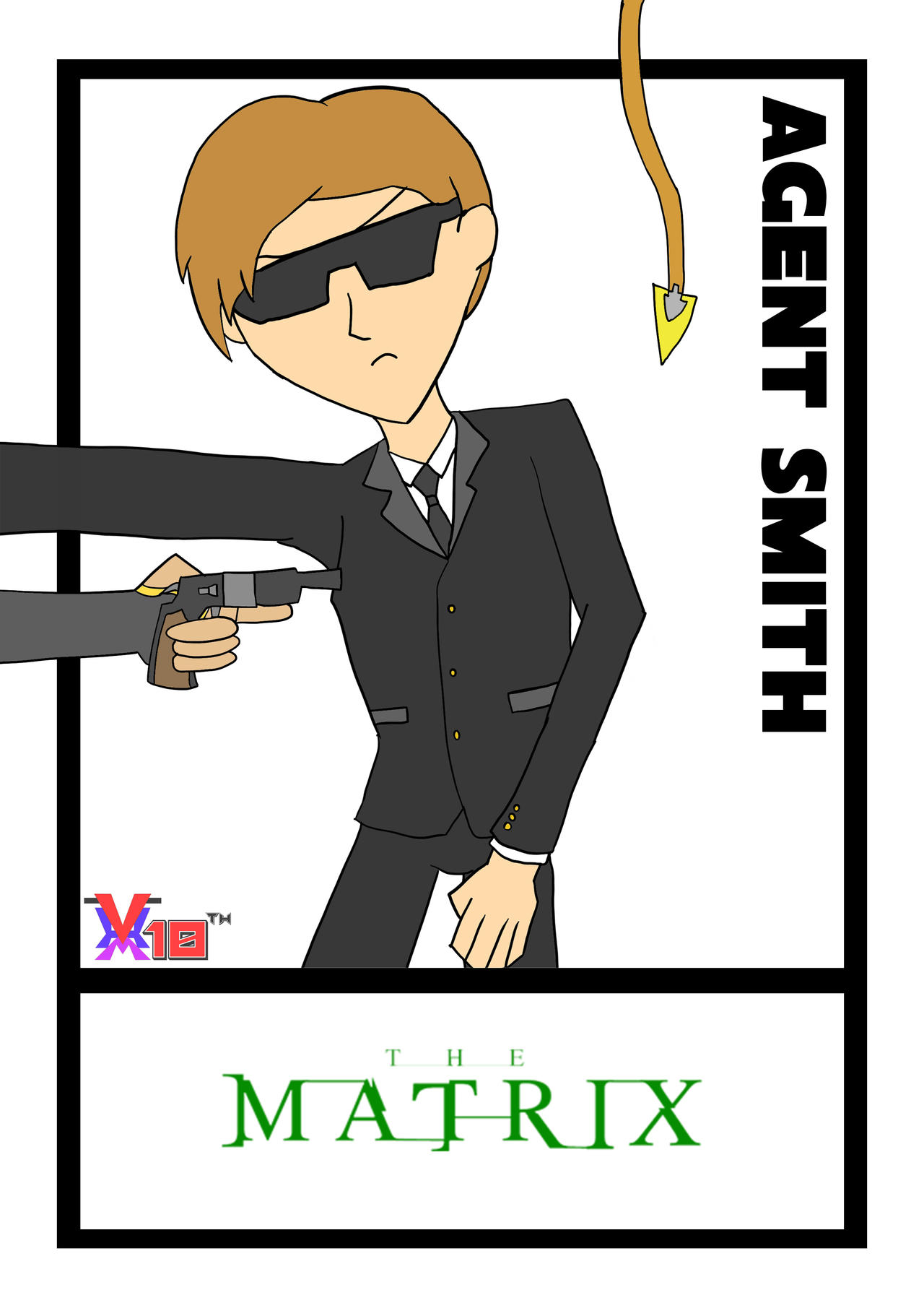 Agent Smith Coloring Final Countdown Day 46- Agent Smith by TheVHM108 on DeviantArt