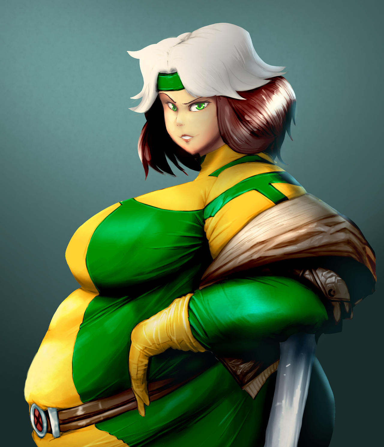 Fat Rouge (a little too much sugah) by debuiscool on DeviantArt