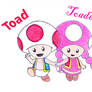 Toad and Toadette