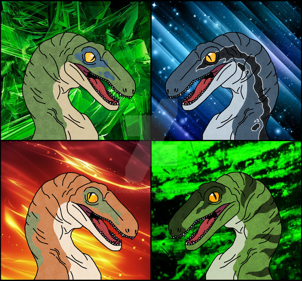 Raptor Squad Headshots by Toxical-Toon on DeviantArt
