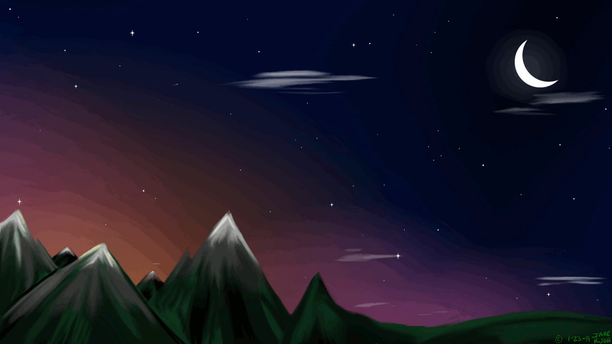 Animation Night Sky by JKNewLife on DeviantArt