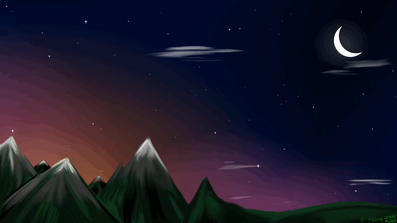 Animation Night Sky by JKNewLife on DeviantArt