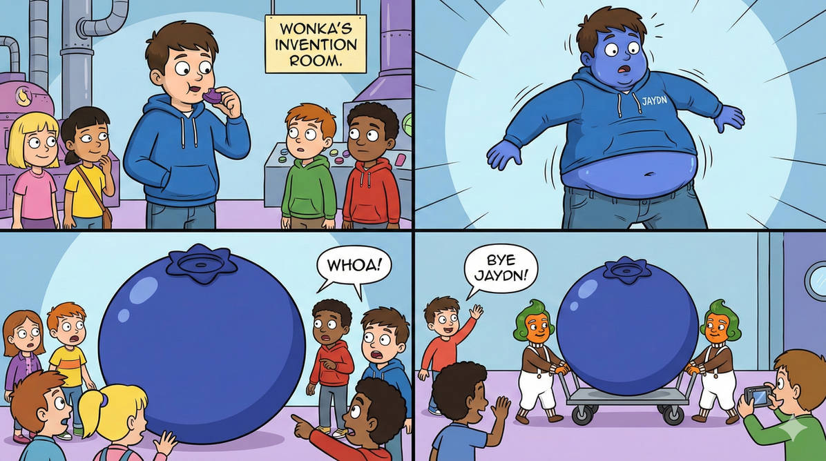 Merboy Inflatcion Gemini Generated Blueberry Inflation Comic 8 by ObeseFATboy on DeviantArt